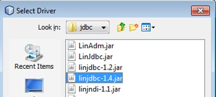 Выбор JDBC-драйвера